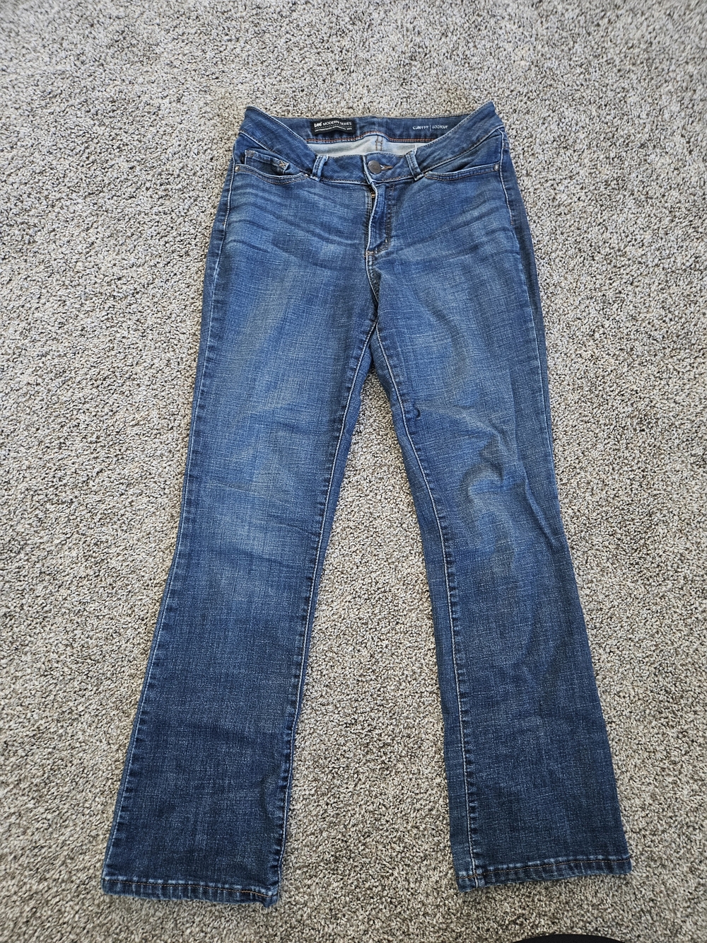 Lee Women's Bootcut Jeans in Medium Blue Wash
